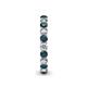 5 - Tiffany 2.80 mm London Blue Topaz and Lab Grown Diamond Eternity Band 