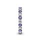 5 - Tiffany 2.80 mm Iolite and Lab Grown Diamond Eternity Band 