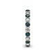 5 - Tiffany 2.80 mm London Blue Topaz and Lab Grown Diamond Eternity Band 