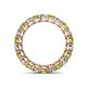 4 - Tiffany 3.00 mm Peridot and Lab Grown Diamond Eternity Band 