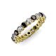 3 - Tiffany 3.00 mm Black and White Lab Grown Diamond Eternity Band 