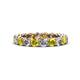 1 - Tiffany 3.00 ctw Yellow Diamond and Lab Grown Diamond (3.40 mm) Eternity Band 