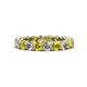 1 - Tiffany 3.40 mm Yellow and White Lab Grown Diamond Eternity Band 