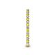 5 - Ellen 1.70 mm Yellow Sapphire and Lab Grown Diamond Eternity Band 