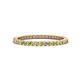 1 - Ellen 1.70 mm Yellow and White Diamond Eternity Band 
