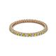 2 - Ellen 1.70 mm Yellow and White Diamond Eternity Band 