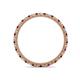 4 - Ellen 1.70 mm Ruby and Lab Grown Diamond Eternity Band 