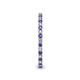 5 - Ellen 1.70 mm Iolite and Lab Grown Diamond Eternity Band 