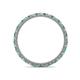 4 - Ellen 1.70 mm Emerald and Lab Grown Diamond Eternity Band 