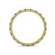 4 - Ellen 1.70 mm Smoky Quartz and Lab Grown Diamond Eternity Band 