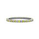 1 - Ellen 1.70 mm Yellow Sapphire and Lab Grown Diamond Eternity Band 