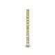 5 - Ellen 1.70 mm Yellow Sapphire and Lab Grown Diamond Eternity Band 