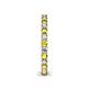 5 - Ellen 2.40 mm Yellow Diamond and White Lab Grown Diamond Eternity Band 