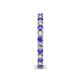 5 - Ellen 2.40 mm Tanzanite and Lab Grown Diamond Eternity Band 