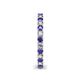 5 - Ellen 2.40 mm Iolite and Lab Grown Diamond Eternity Band 