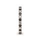 5 - Ellen 2.40 mm Black and White Lab Grown Diamond Eternity Band 