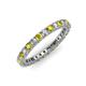 3 - Ellen 2.40 mm Yellow Diamond and White Lab Grown Diamond Eternity Band 