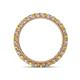 4 - Ellen 2.40 mm Yellow Diamond and White Lab Grown Diamond Eternity Band 