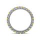 4 - Ellen 2.40 mm Yellow Sapphire and Lab Grown Diamond Eternity Band 