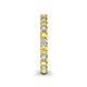 5 - Ellen 2.70 mm Yellow Sapphire and Lab Grown Diamond Eternity Band 
