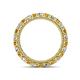 4 - Ellen 2.70 mm Citrine and Lab Grown Diamond Eternity Band 