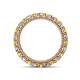 4 - Ellen 2.70 mm Yellow Sapphire and Lab Grown Diamond Eternity Band 