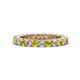 1 - Ellen 2.70 mm Yellow Diamond and White Lab Grown Diamond Eternity Band 