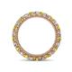 4 - Ellen 2.70 mm Yellow Diamond and White Lab Grown Diamond Eternity Band 