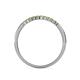 5 - Clara 2.00 mm Yellow Diamond 10 Stone Wedding Band 
