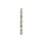 5 - Joyce 2.00 mm Peridot and Lab Grown Diamond Eternity Band 