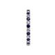 6 - Joyce 2.30 mm Blue Sapphire and Lab Grown Diamond Eternity Band 
