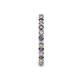 6 - Joyce 2.30 mm Iolite and Lab Grown Diamond Eternity Band 