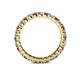5 - Joyce 2.70 mm Pink Tourmaline and Lab Grown Diamond Eternity Band 