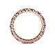 5 - Joyce 2.70 mm Pink Tourmaline and Lab Grown Diamond Eternity Band 