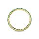 4 - Joyce 2.00 mm Emerald and Lab Grown Diamond Eternity Band 