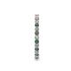 5 - Joyce 2.00 mm Lab Grown Diamond and Lab Created Alexandrite Eternity Band 