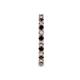 6 - Joyce 2.30 mm Red Garnet and Lab Grown Diamond Eternity Band 