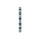 6 - Joyce 2.30 mm Blue and White Lab Grown Diamond Eternity Band 