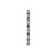 6 - Joyce 2.30 mm Smoky Quartz and Lab Grown Diamond Eternity Band 