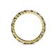5 - Joyce 2.30 mm Smoky Quartz and Lab Grown Diamond Eternity Band 