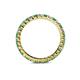 5 - Joyce 2.30 mm Emerald and Lab Grown Diamond Eternity Band 