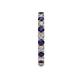 5 - Joyce 2.70 mm Blue Sapphire and Lab Grown Diamond Eternity Band 