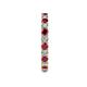 5 - Joyce 2.70 mm Ruby and Lab Grown Diamond Eternity Band 