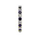 5 - Joyce 3.00 mm Blue Sapphire and Lab Grown Diamond Eternity Band 