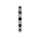 5 - Joyce 3.00 mm Blue Sapphire and Lab Grown Diamond Eternity Band 