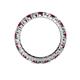 4 - Joyce 3.00 mm Ruby and Lab Grown Diamond Eternity Band 