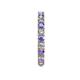 5 - Joyce 3.00 mm Tanzanite and Lab Grown Diamond Eternity Band 