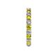 5 - Joyce 3.00 mm Yellow and White Lab Grown Diamond Eternity Band 