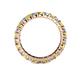 4 - Joyce 3.00 mm Yellow and White Lab Grown Diamond Eternity Band 