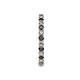 6 - Joyce 2.30 mm Black and White Lab Grown Diamond Eternity Band 